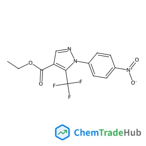Ethyl 1-(4-nitrophenyl)-5-(trifluoromethyl)-1H-pyrazole-4-carboxylate Ethyl 1-(4-nitrophenyl)-5-(trifluoromethyl)-1H-pyrazole-4-carboxylate