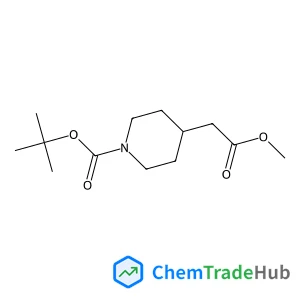 2-Methyl-2-propanyl 4-(2-methoxy-2-oxoethyl)-1-piperidinecarboxylate