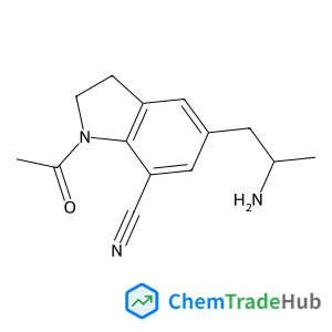 1-Acetyl-5-(2-aminopropyl)-1H-indole-7-carbonitrile