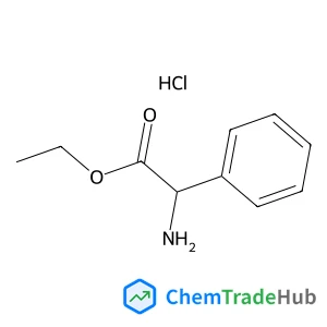 Ethyl (2R)-amino(phenyl)acetate hydrochloride (1:1)
