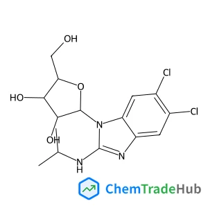 5,6-Dichloro-N-isopropyl-1-(beta-L-ribofuranosyl)-1H-benzimidazol-2-amine