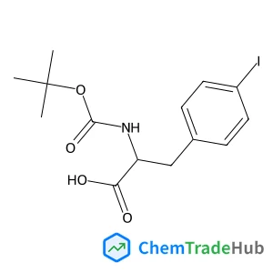 4-Iodo-N-{[(2-methyl-2-propanyl)oxy]carbonyl}-D-phenylalanine
