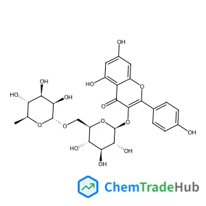 5,7-Dihydroxy-2-(4-hydroxyphenyl)-4-oxo-4H-chromen-3-yl 6-O-(6-deoxy-alpha-L-mannopyranosyl)-beta-D-glucopyranoside