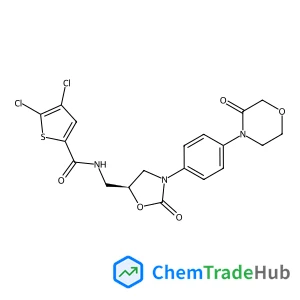 4,5-Dichloro-N-({(5S)-2-oxo-3-[4-(3-oxo-4-morpholinyl)phenyl]-1,3-oxazolidin-5-yl}methyl)-2-thiophenecarboxamide