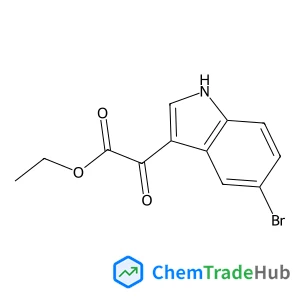 Ethyl (5-bromo-1H-indol-3-yl)(oxo)acetate structure