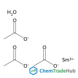 Samarium(3+) acetate hydrate (1:3:1)