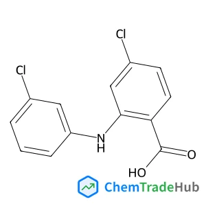 4-Chloro-2-[(3-chlorophenyl)amino]benzoic acid