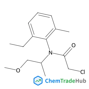 2-Chloro-N-(2-ethyl-6-methylphenyl)-N-[(2R)-1-methoxy-2-propanyl]acetamide - 2-chloro-N-(2-ethyl-6-methylphenyl)-N-[(2S)-1-methoxy-2-propanyl]acetamide (1:1)