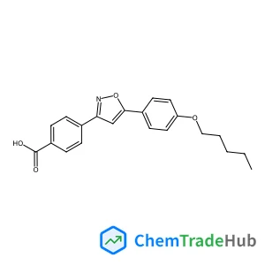 4-(5-(4-(Pentyloxy)phenyl)isoxazol-3-yl)benzoic acid