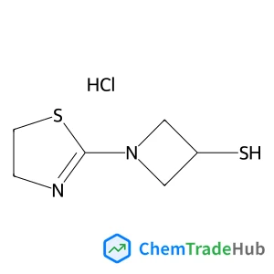 1-(4,5-Dihydro-1,3-thiazol-2-yl)-3-azetidinethiol hydrochloride (1:1)