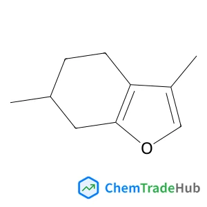 (6R)-3,6-Dimethyl-4,5,6,7-tetrahydro-1-benzofuran structure (6R)-3,6-Dimethyl-4,5,6,7-tetrahydro-1-benzofuran structure