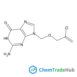 2-Amino-9-{[(2-chloro-2-propen-1-yl)oxy]methyl}-1,9-dihydro-6H-purin-6-one