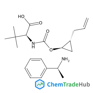 N-({[(1R,2R)-2-Allylcyclopropyl]oxy}carbonyl)-3-methyl-L-valine - (1S)-1-phenylethanamine (1:1)