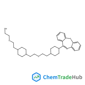 2-[2-(4-{2-[2-(4-{2-thia-9-azatricyclo[9.4.0.0,3,8]pentadeca-1(15),3,5,7,9,11,13-heptaen-10-yl}piperazin-1-yl)ethoxy]ethyl}piperazin-1-yl)ethoxy]ethan-1-ol