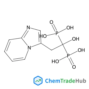 (1-Hydroxy-2-(imidazo[1,2-a]pyridin-3-yl)ethane-1,1-diyl)diphosphonic acid