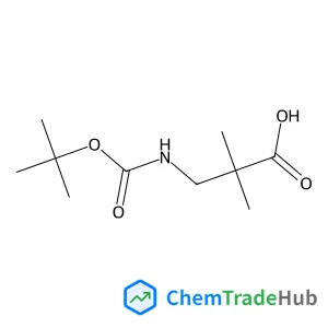 2,2-Dimethyl-3-({[(2-methyl-2-propanyl)oxy]carbonyl}amino)propanoic acid