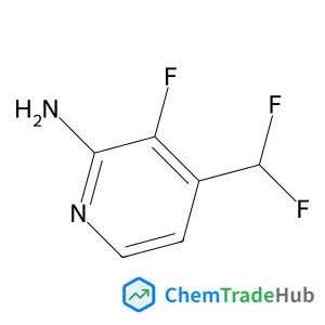 4-(Difluoromethyl)-3-fluoro-2-pyridinamine structure