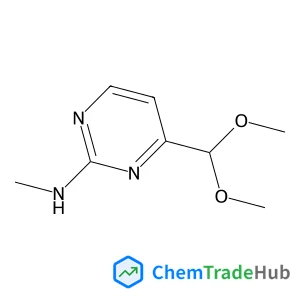 4-(Dimethoxymethyl)-N-methylpyrimidin-2-amine structure 4-(Dimethoxymethyl)-N-methylpyrimidin-2-amine structure