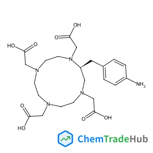 1,4,7,10-Tetraazacyclododecane-1,4,7,10-tetraacetic acid, 2-[(4-aminophenyl)methyl]-, (2S)-