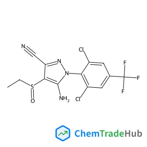 1H-Pyrazole-3-carbonitrile, 5-amino-1-[2,6-dichloro-4-(trifluoromethyl)phenyl]-4-(ethylsulfinyl)-
