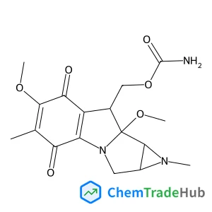 ((1aS,8S,8aR,8bS)-6,8a-Dimethoxy-1,5-dimethyl-4,7-dioxo-1,1a,2,4,7,8,8a,8b-octahydro-3,6-diaza-bicyclo[3.1.0]hex-1(5)-eno[3,2-a]indol-8-yl)methyl carbamate