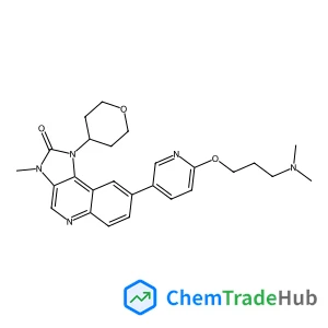 8-{6-[3-(Dimethylamino)propoxy]-3-pyridinyl}-3-methyl-1-(tetrahydro-2H-pyran-4-yl)-1,3-dihydro-2H-imidazo[4,5-c]quinolin-2-one
