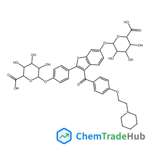Raloxifene 6,4’-Bis-β-D-glucuronide Raloxifene 6,4’-Bis-β-D-glucuronide