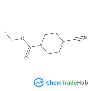 Ethyl 4-cyano-1-piperidinecarboxylate structure Ethyl 4-cyano-1-piperidinecarboxylate structure