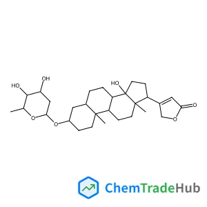 (3beta,5beta)-3-[(2,6-Dideoxy-beta-D-ribo-hexopyranosyl)oxy]-14-hydroxycard-20(22)-enolide