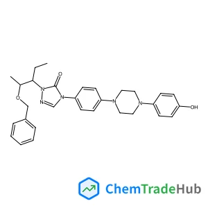 2-[(2S,3S)-2-(Benzyloxy)-3-pentanyl]-4-{4-[4-(4-hydroxyphenyl)-1-piperazinyl]phenyl}-2,4-dihydro-3H-1,2,4-triazol-3-one
