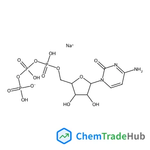 Cytidine-5'-triphosphoric acid disodium salt structure Cytidine-5'-triphosphoric acid disodium salt structure