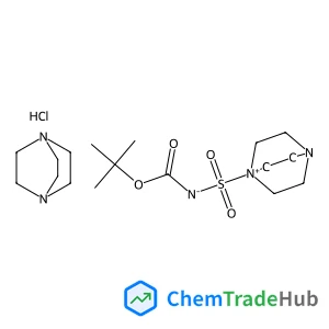 (1,4-Diazabicyclo[2.2.2]octan-1-ium-1-ylsulfonyl)(tert-butoxycarbonyl)amide compound with 1,4-diazabicyclo[2.2.2]octane (1:1) hydrochloride