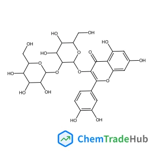 2-(3,4-Dihydroxyphenyl)-5,7-dihydroxy-4-oxo-4H-chromen-3-yl 2-O-beta-D-glucopyranosyl-beta-D-glucopyranoside