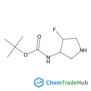2-Methyl-2-propanyl [(3S,4S)-4-fluoro-3-pyrrolidinyl]carbamate