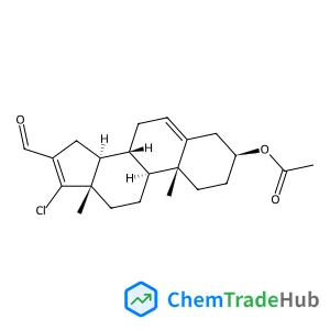 (3SS)-3-(ACETYLOXY)-17-CHLOROANDROSTA-5,16-DIENE-16-CARBOXALDEHYDE