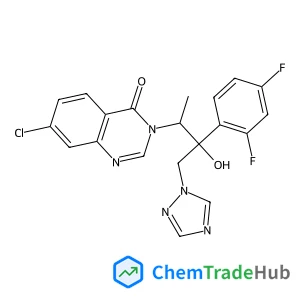 7-Chloro-3-[(2R,3R)-3-(2,4-difluorophenyl)-3-hydroxy-4-(1H-1,2,4-triazol-1-yl)-2-butanyl]-4(3H)-quinazolinone