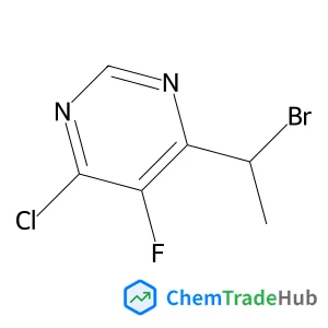 4-(1-Bromoethyl)-6-chloro-5-fluoropyrimidine
