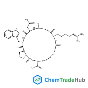 [(3R,11S,17S,20S,25aS)-11-(4-Carbamimidamidobutyl)-3-carbamoyl-20-(1H-indol-3-ylmethyl)-1,9,12,15,18,21-hexaoxodocosahydro-7H-pyrrolo[2,1-g][1,2,5,8,11,14,17,20]dithiahexaazacyclotricosin-17-yl]acetic
 acid