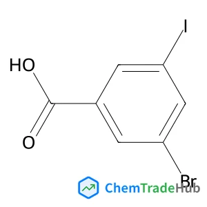 3-bromo-5-iodobenzoic acid Chemical_Structure_Of