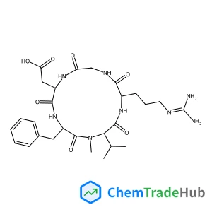 Cyclo(L-arginylglycyl-L-alpha-aspartyl-D-phenylalanyl-N-methyl-L-valyl)