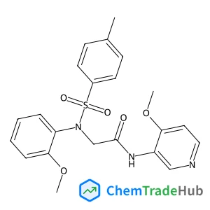 N~2~-(2-Methoxyphenyl)-N-(4-methoxy-3-pyridinyl)-N~2~-[(4-methylphenyl)sulfonyl]glycinamide