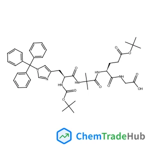 Boc-His(Trt)-Aib-Glu(Otbu)-Gly-OH