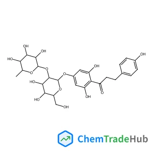 3,5-Dihydroxy-4-[3-(4-hydroxyphenyl)propanoyl]phenyl 2-O-(6-deoxy-alpha-L-mannopyranosyl)-beta-L-glucopyranoside