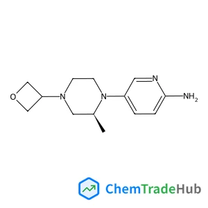 5-[(2S)-2-Methyl-4-(3-oxetanyl)-1-piperazinyl]-2-pyridinamine