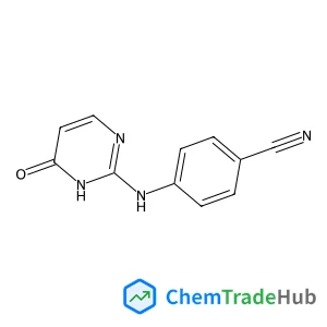 4-[(4-Oxo-1,4-dihydro-2-pyrimidinyl)amino]benzonitrile