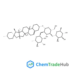 (3beta,25R)-Spirost-5-en-3-yl 6-deoxy-alpha-L-mannopyranosyl-(1->2)-[6-deoxy-alpha-L-mannopyranosyl-(1->4)]-beta-D-glucopyranoside