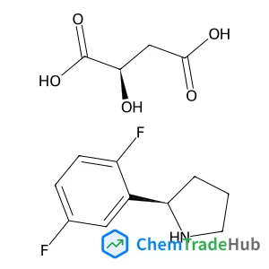 2-Hydroxysuccinic acid - (2R)-2-(2,5-difluorophenyl)pyrrolidine (1:1)