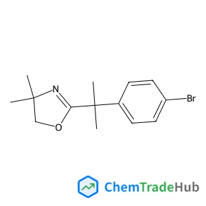 Oxazole, 2-[1-(4-bromophenyl)-1-methylethyl]-4,5-dihydro-4,4-dimethyl-