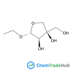 (2R,3R,4R)-2-Ethoxy-4-(hydroxymethyl)tetrahydro-3,4-furandiol