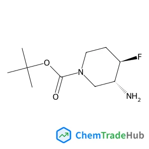 2-Methyl-2-propanyl (3R,4R)-3-amino-4-fluoro-1-piperidinecarboxylate 2-Methyl-2-propanyl (3R,4R)-3-amino-4-fluoro-1-piperidinecarboxylate